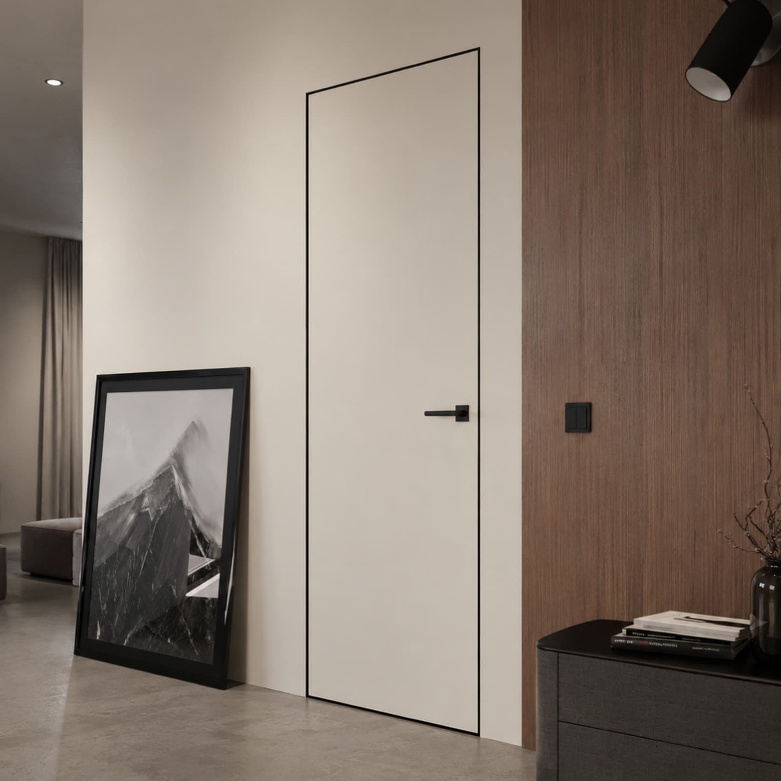 Own Doors Primed Black — MDF